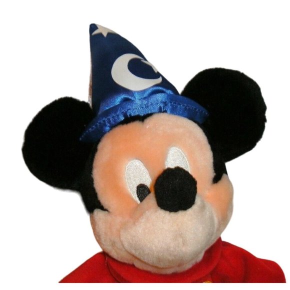 Walt Disney World Plush Mickey Mouse Fantasia 13" Tall Stuffed Toy Animal - Picture 2 of 8